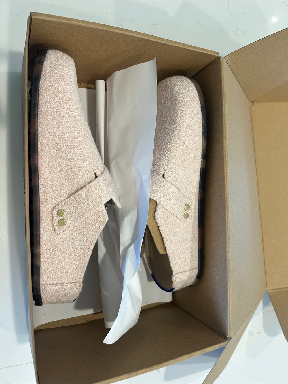Rothy's The Buckle Clog Blush Pink Slip-On - Picture 8 of 9